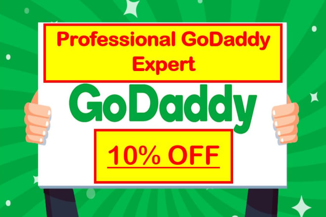 I will create a professional website with godaddy builder