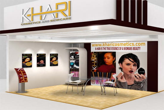 I will create a virtual show booth with your logo
