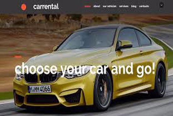 I will create car rental wordpress, wix, and website for you