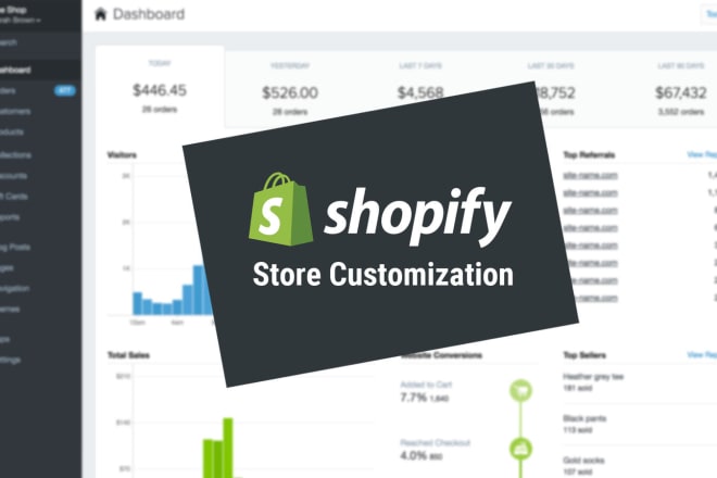 I will customize, edit, fix, extend your shopify store design, cart issues
