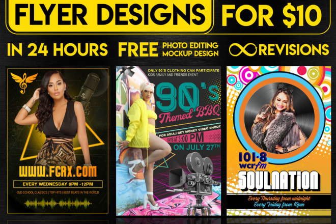 I will design amazing flyers and posters
