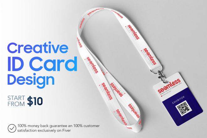 I will design creative and modern id card