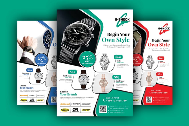 I will design product sale, promotion and advertisement flyer
