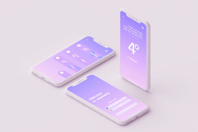 I will design UI UX prototype wireframe for app or website