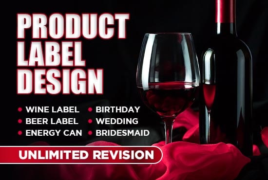 I will do a product label design, funny wine label, beer label design