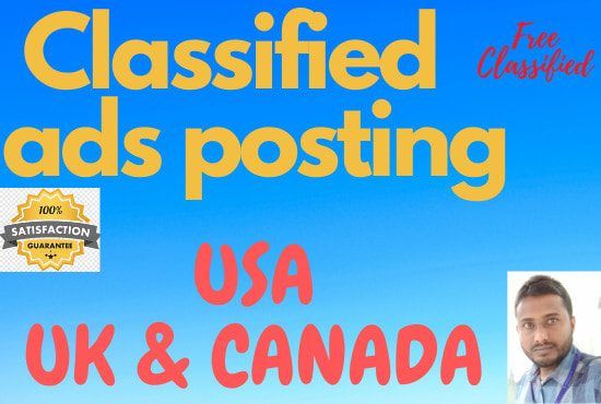 I will do classified ad posting on top ranking sites advertising