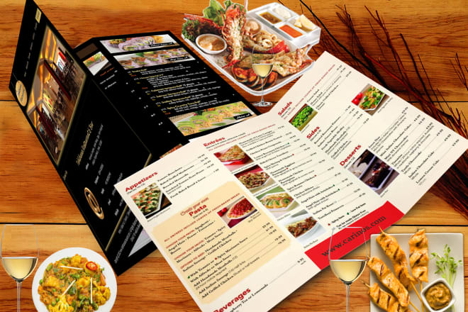 I will do creative flyer poster and menu in chalkboard design