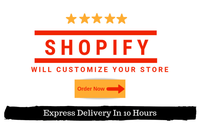 I will do the customization for shopify store