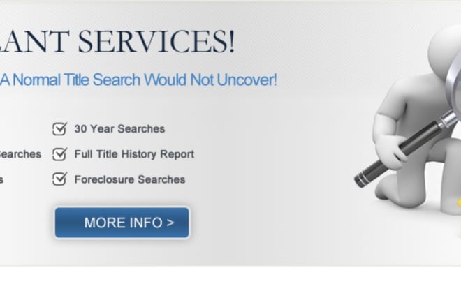 I will do title search for your property