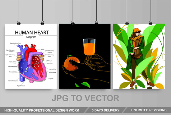 I will do vector art, convert any file to vector and tracing