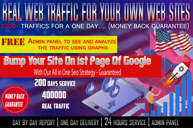 I will drive traffic to your website using countries and keywords