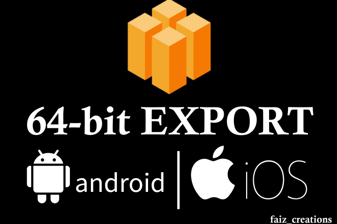 I will export 64bit apk game project from buildbox bbdoc