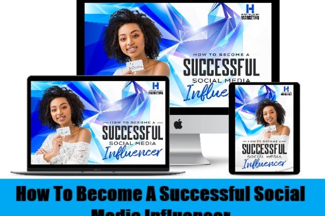 I will give how to become a successful social media influencer plr ebook video