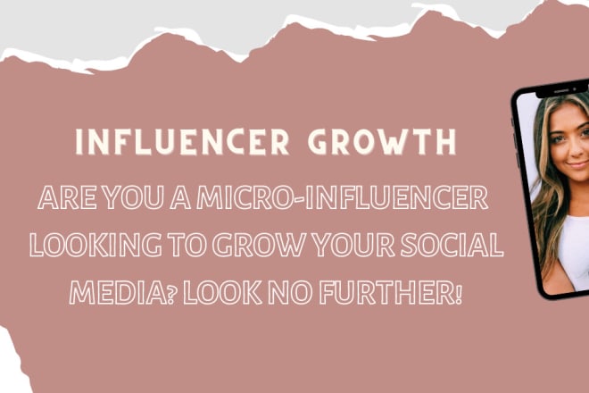 I will help you become an influencer