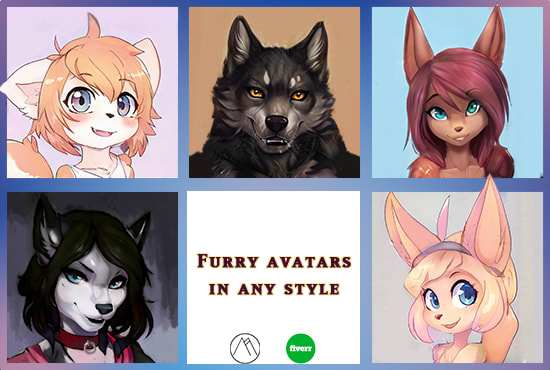 I will paint your own furry avatar