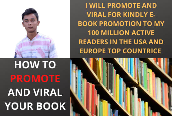 I will promote your 100 kindle book on my book marketing network