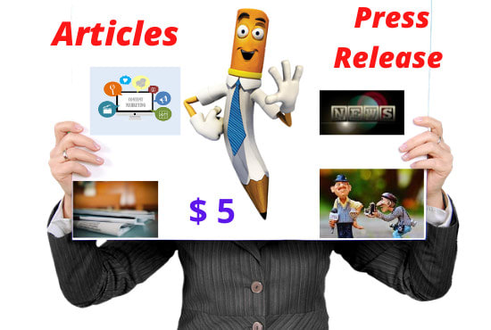 I will provide excellent articles and press release