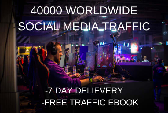 I will reach worldwide web traffic social site and a free ebook