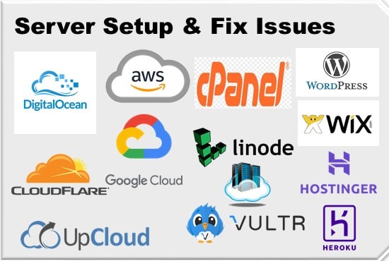 I will setup, fix, configure, secure, cpanel, vps, aws, google cloud, digitalocean, etc