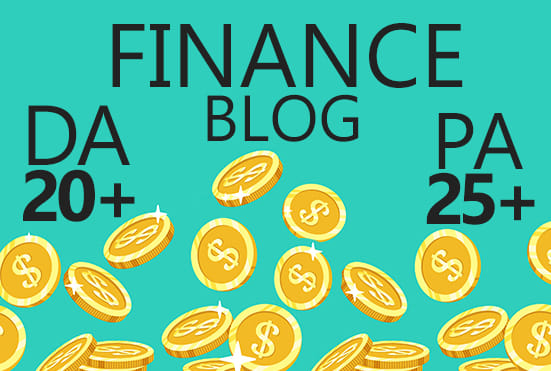 I will submit a guest post on a quality finance blog