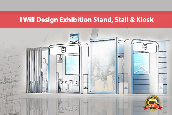 I will trade show stand design, exhibition booth design