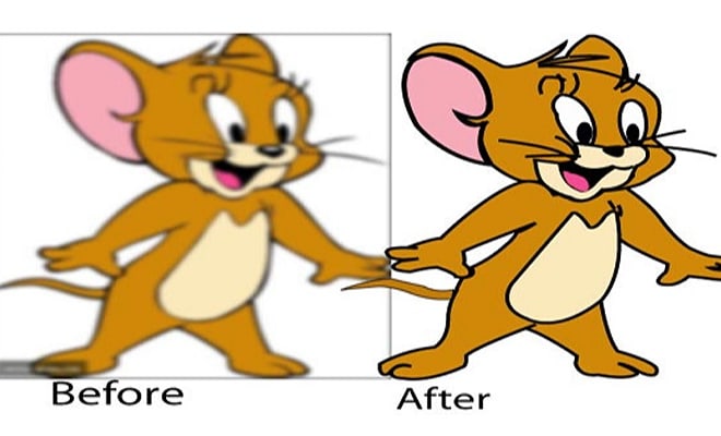 I will vectorise or redraw your image to ai,eps,svg,cdr