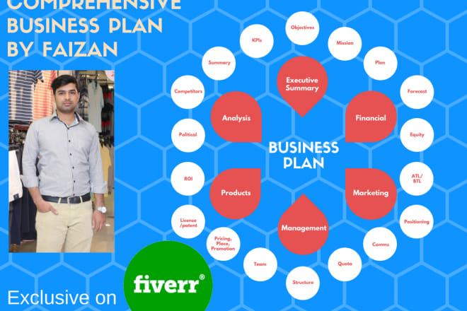 I will write comprehensive and professional business plan for startups
