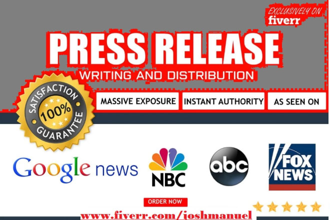 I will write press release and publish press release on google news