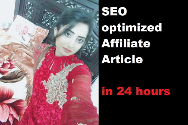 I will write professional article with affiliate content