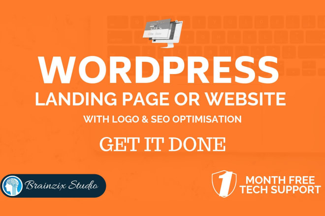 Our studio will create your wordpress landing page or website