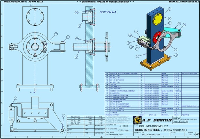 I will any kind of work in autocad