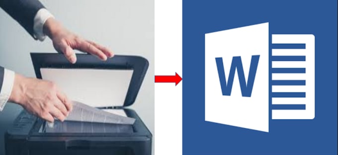 I will convert scan documents to word