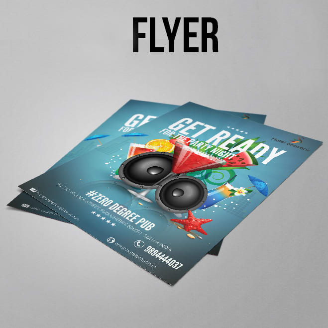 I will create a professional flyer and banner in one day