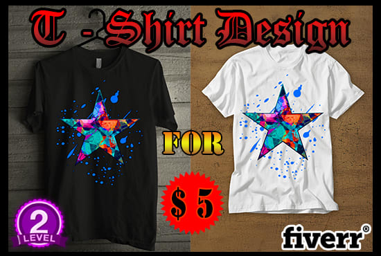 I will create custom trendy t shirt designs