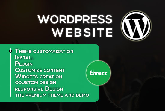 I will customize your wordpress website