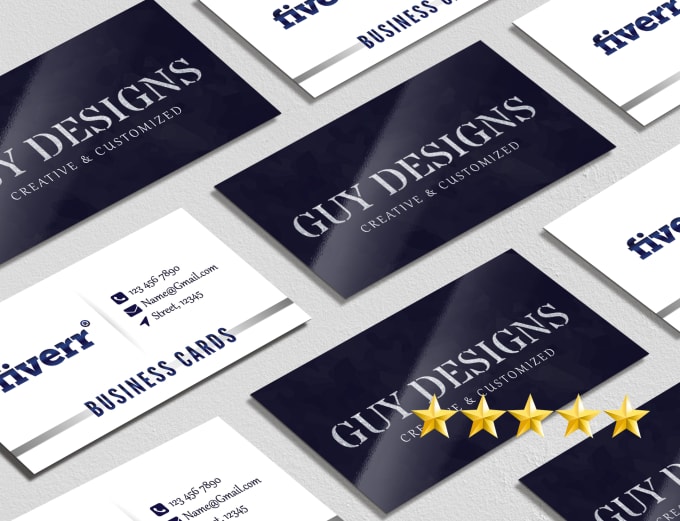 I will design a fully customized and professional business card or stationery