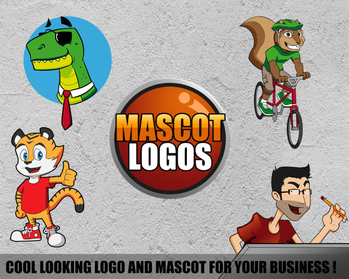 I will design a mascot or logo