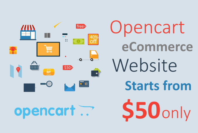 I will design an opencart ecommerce website for you