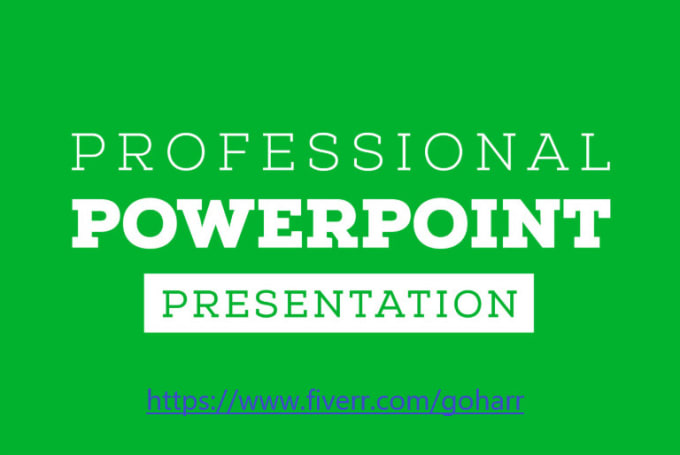 I will design professional and modern powerpoint presentation