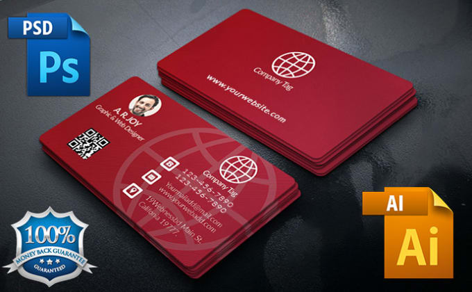 I will design professional business card postcard visiting card