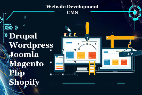 I will develop website in cms
