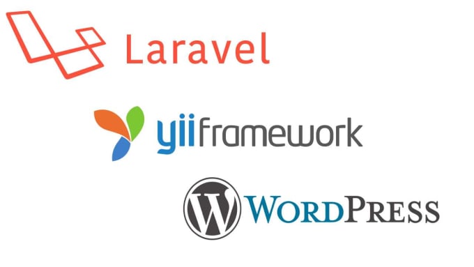 I will develop websites using laravel, yii framework and wordpress