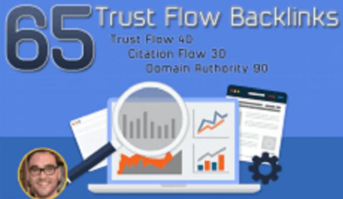 I will do 65 high trust flow and citation flow dofollow backlinks