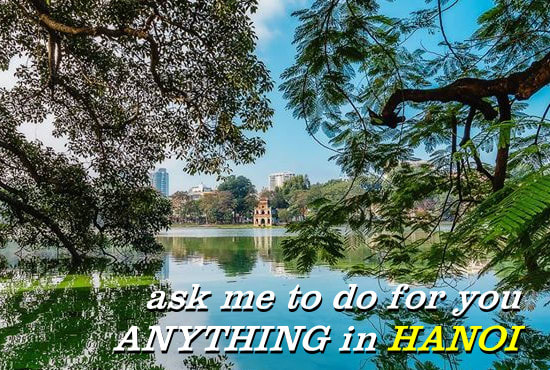 I will do anything for you in hanoi, vietnam