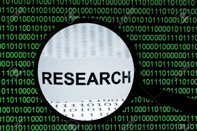 I will do market research, data scraping, web research, web extract, internet research