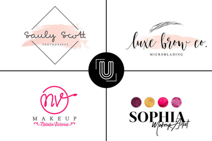 I will do modern cosmetic makeup salon or beauty logo design