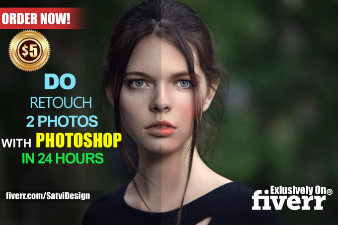 I will do RETOUCH 2 Images Within 24 Hours