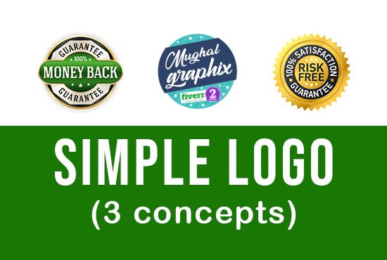 I will do simple logo design concepts