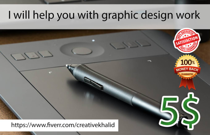 I will help you with any graphic design work