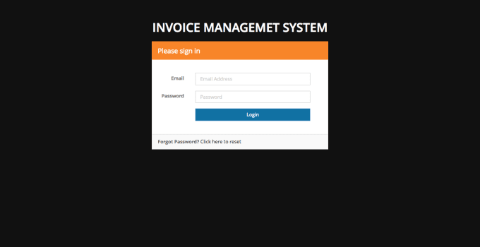 I will invoice management system ready to use